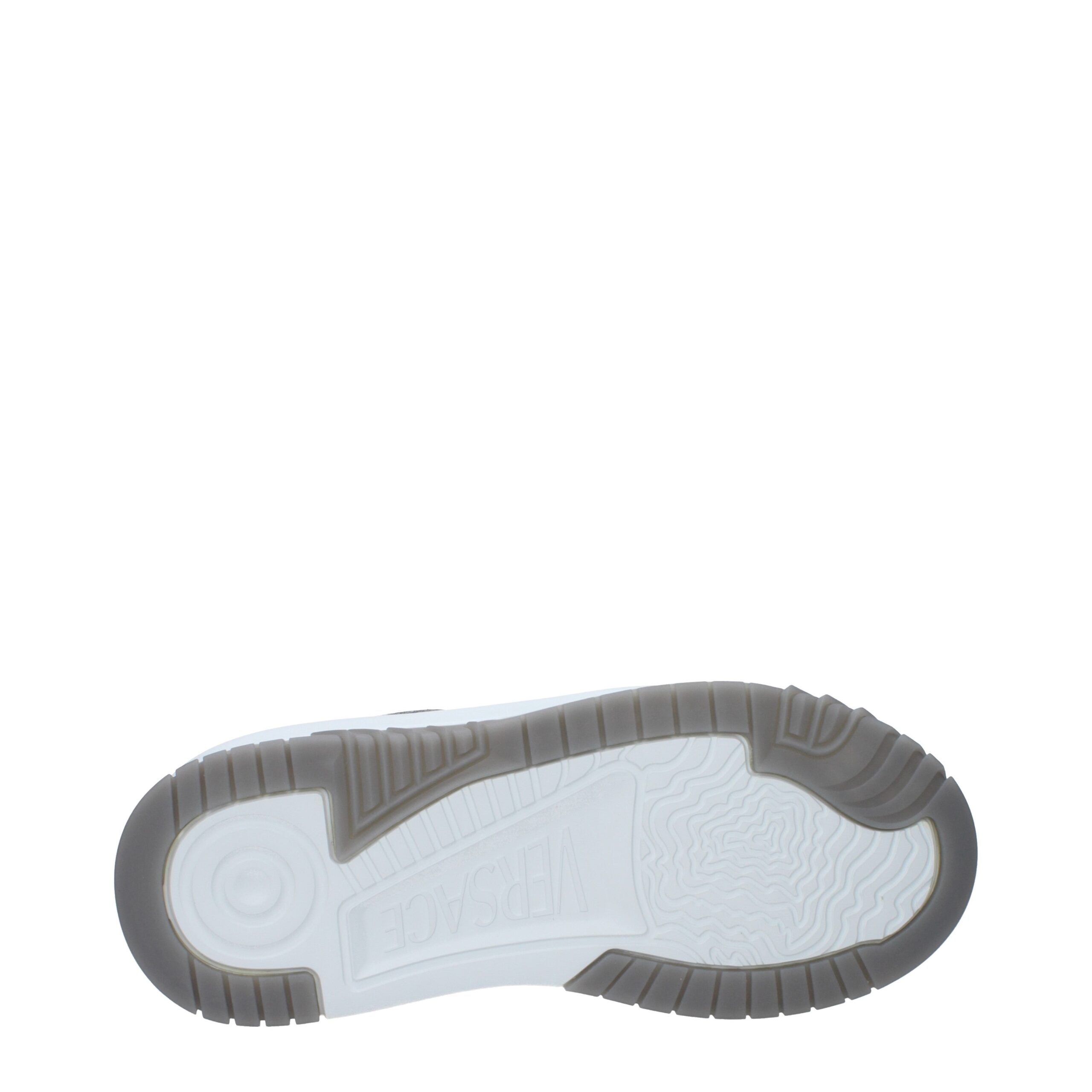 Versace White Leather Chunky Sneakers - Image 5