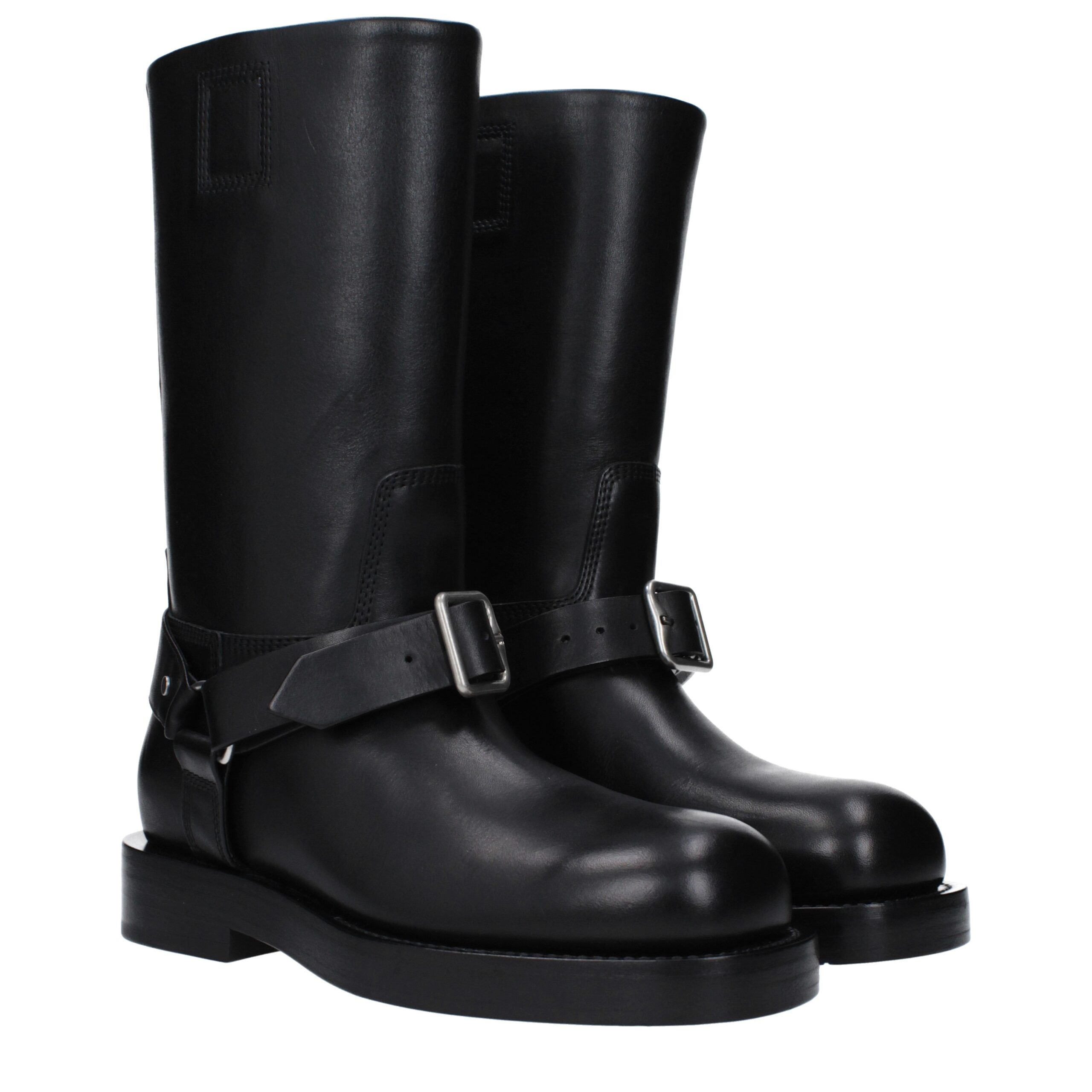 Burberry Black Leather Boots - Image 2