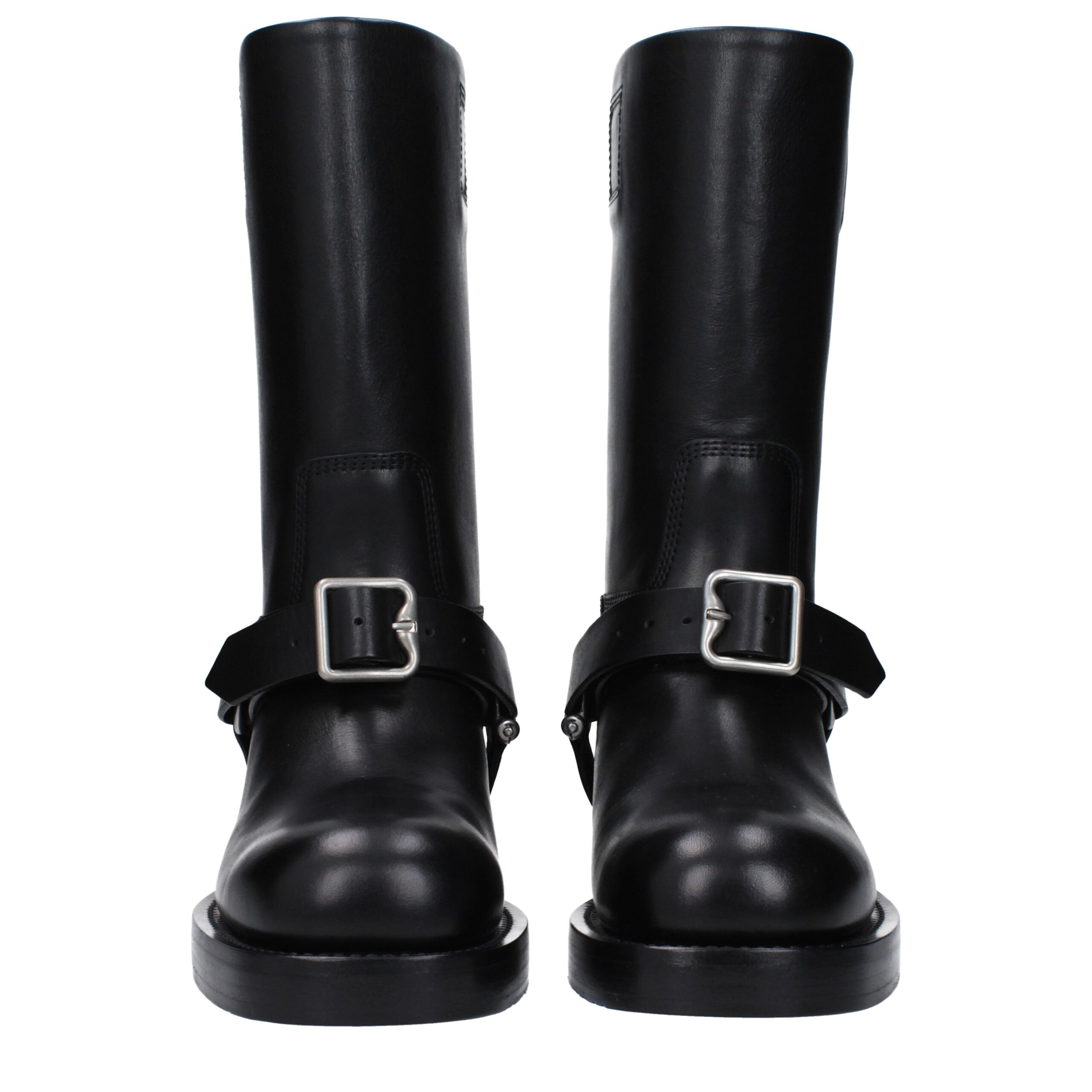 Burberry Black Leather Boots - Image 3