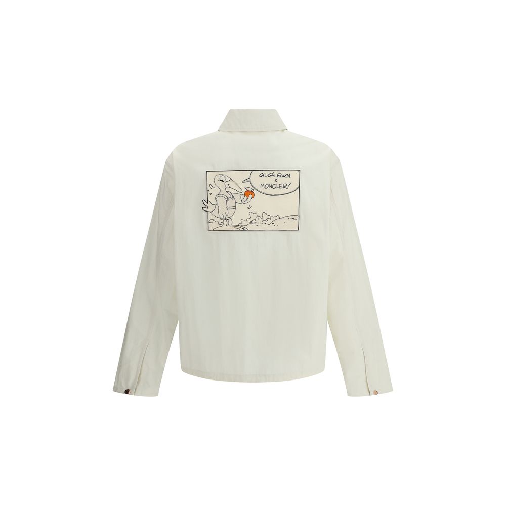 Moncler x Donald Glover White Cotton Coat - Image 2