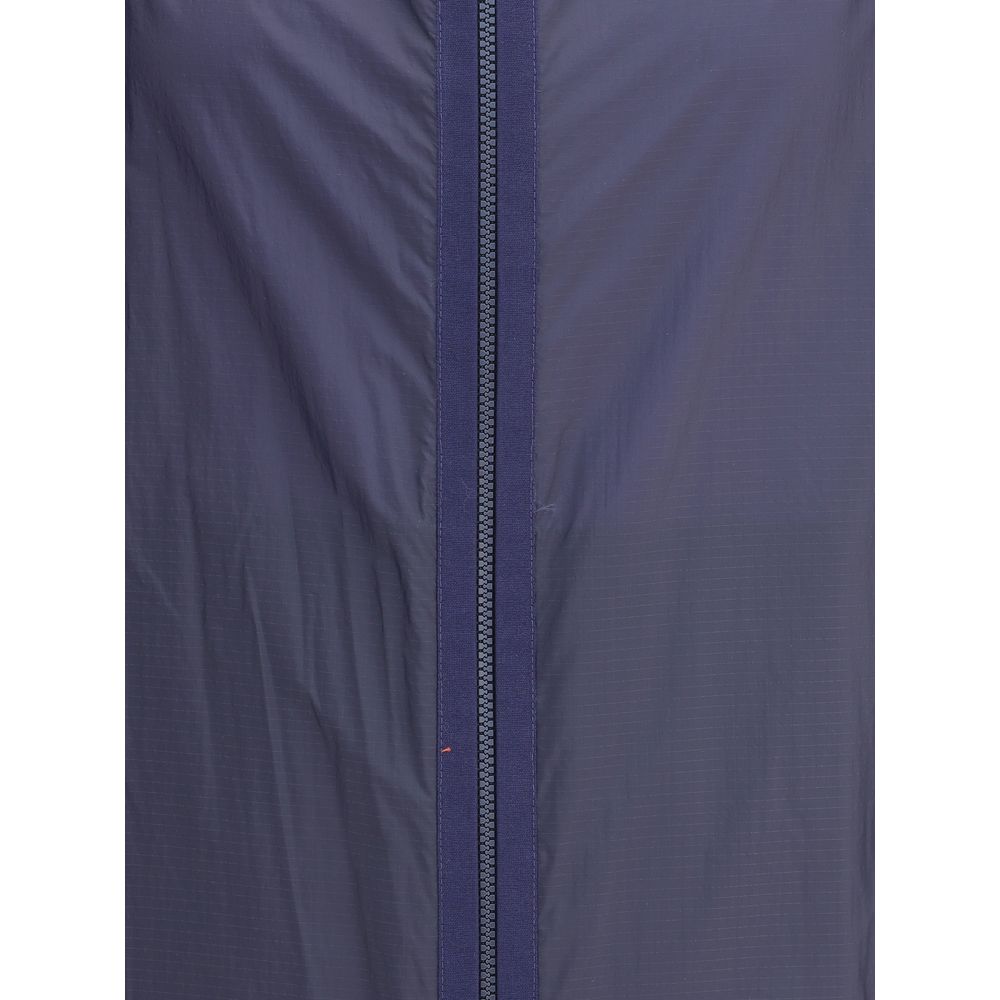 Moncler x Donald Glover Blue Nylon Shell Jacket - Image 3