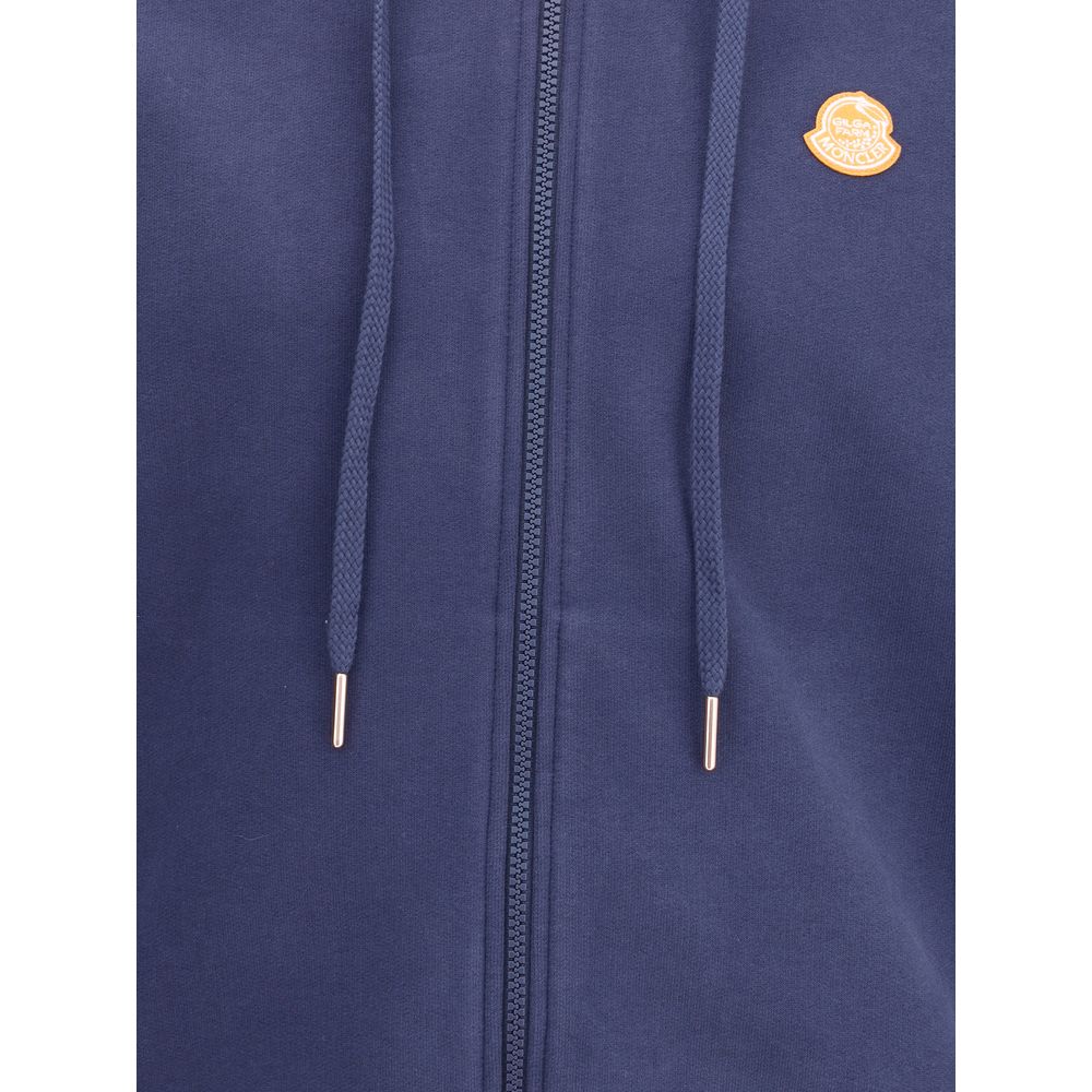 Moncler x Donald Glover Blue Cotton Sweatshirt - Image 3