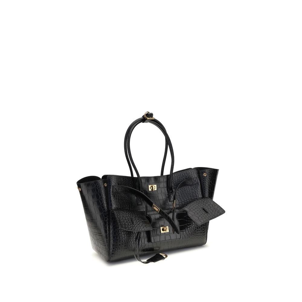 Balenciaga Black Calf Leather Bos Taurus Shoulder Bag - Image 2
