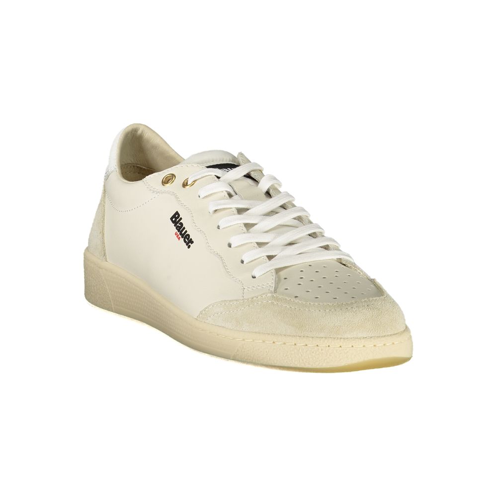 Blauer Bianco Poliuretano Uomo Sneaker - Image 2