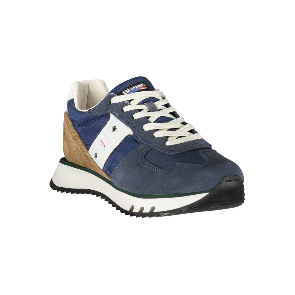 Blauer Blue Polyester Sneaker - Image 2