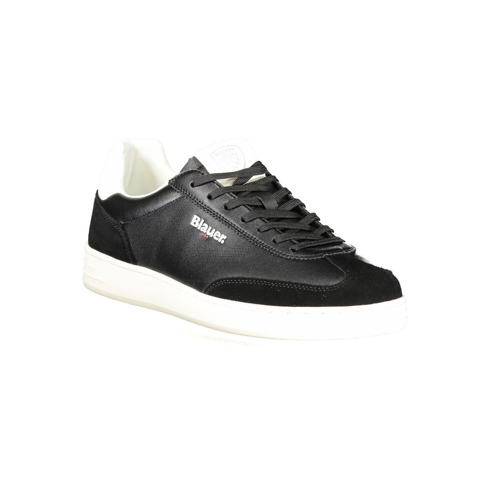 Blauer Black Polyurethane Men's Sneaker - Image 2