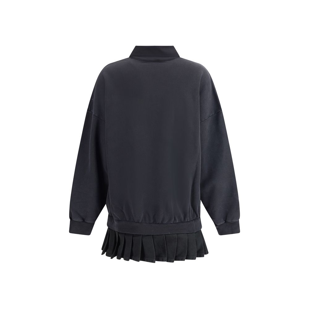 Balenciaga Black Cotton Casual Dress - Image 2
