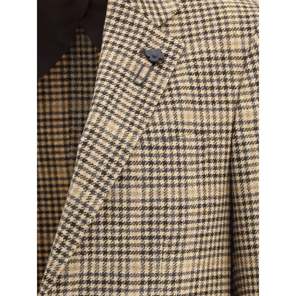 Lardini Beige Wool Clothing - Image 3