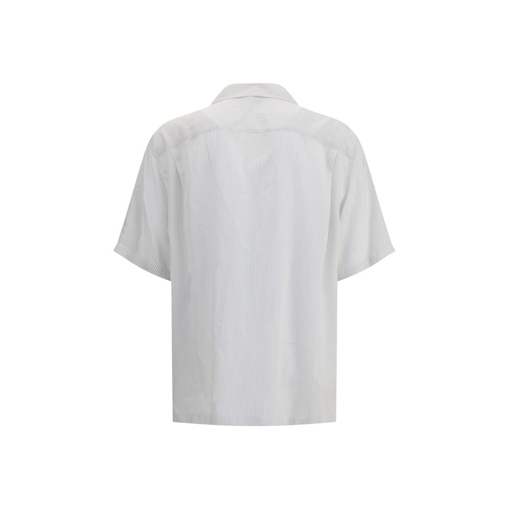 Alexander McQueen White Viscose Pattern Shirt - Image 2