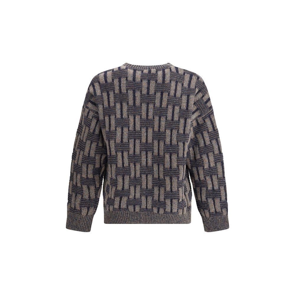 Giorgio Armani Multicolor Wool Sweatshirt - Image 2