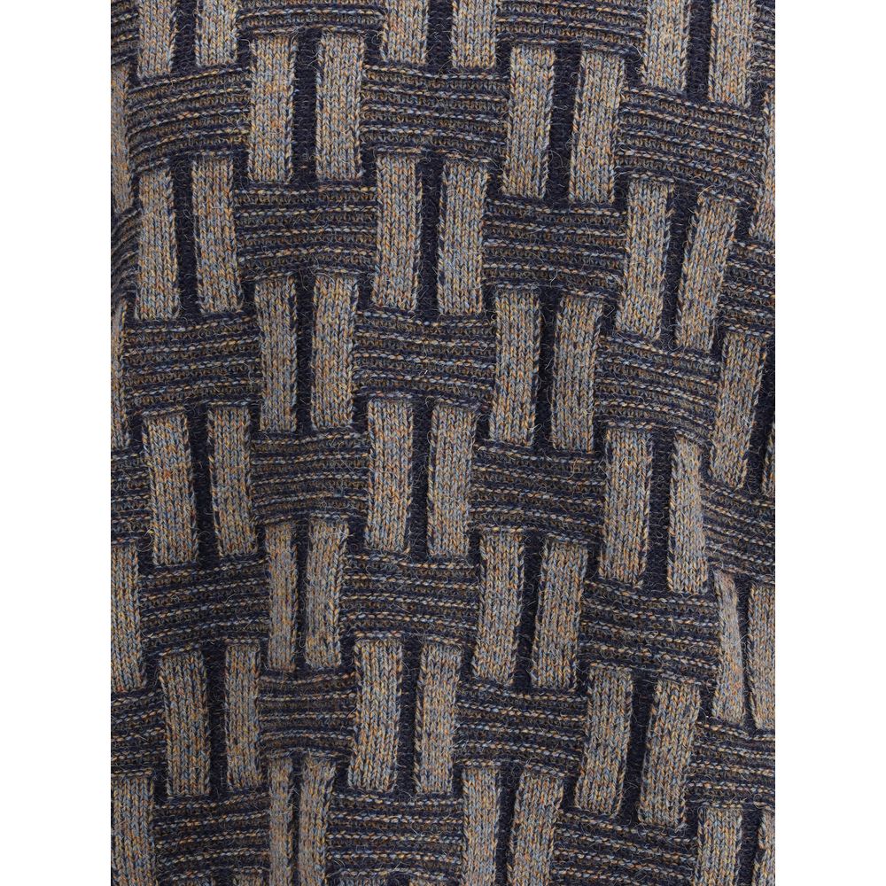 Giorgio Armani Multicolor Wool Sweatshirt - Image 3