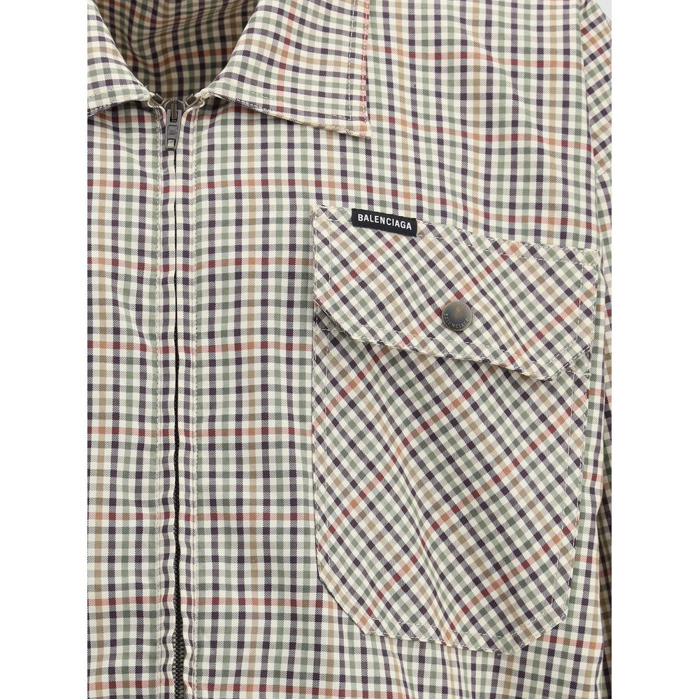 Balenciaga Multicolor Cotton Coat - Image 3