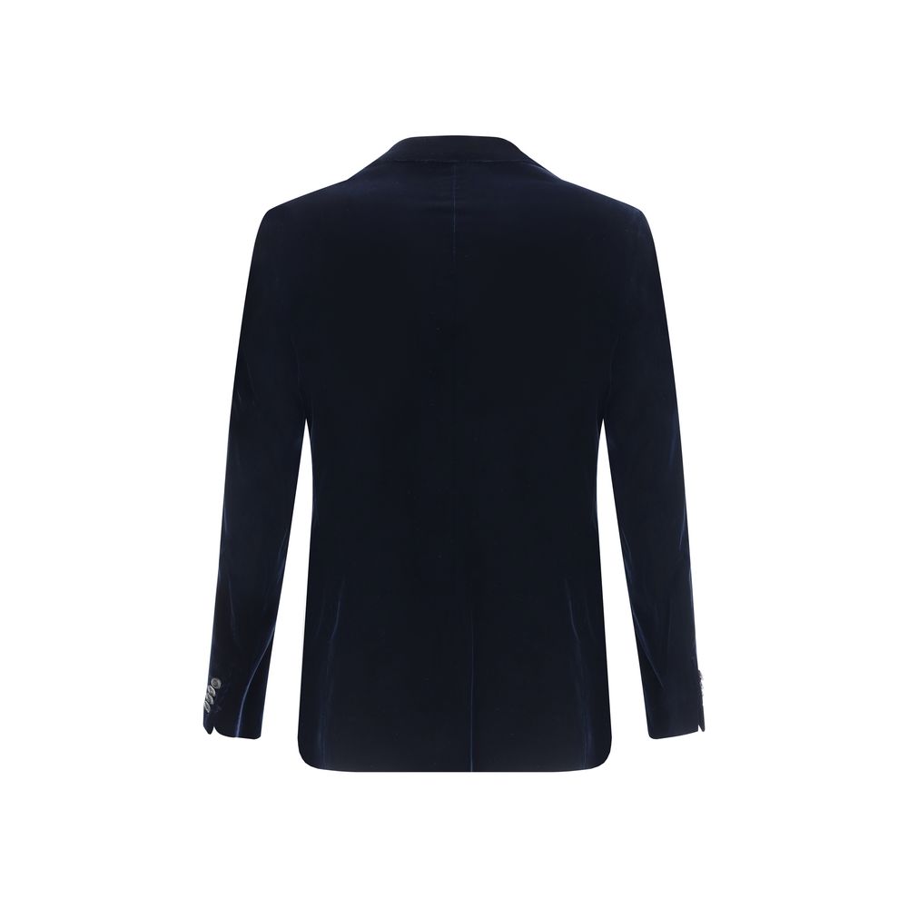 Giorgio Armani Black Viscose Blazer - Image 2