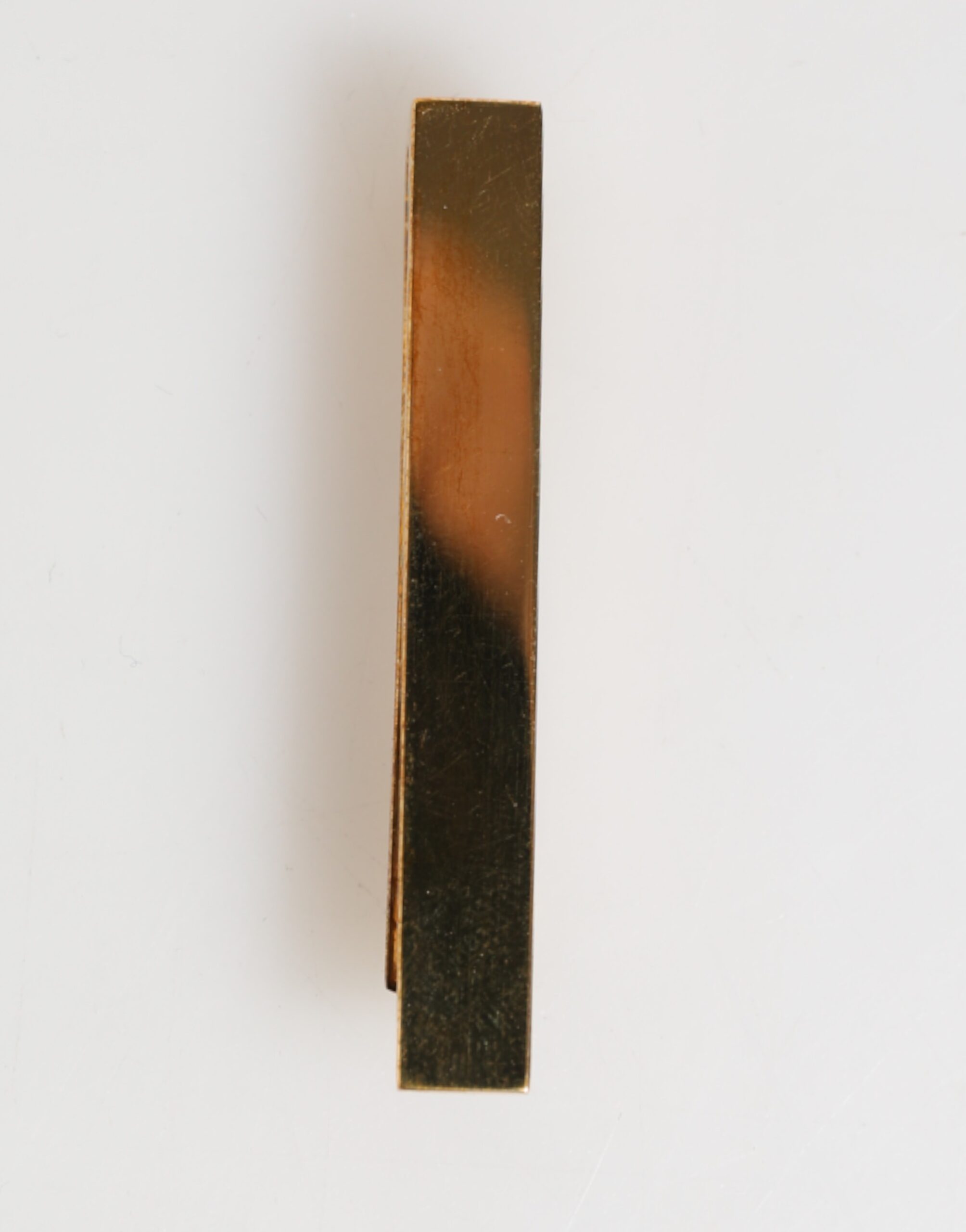 Dolce & Gabbana Gold Tone Brass Logo Branded Men Accessory Tie Clip Bar - Image 2