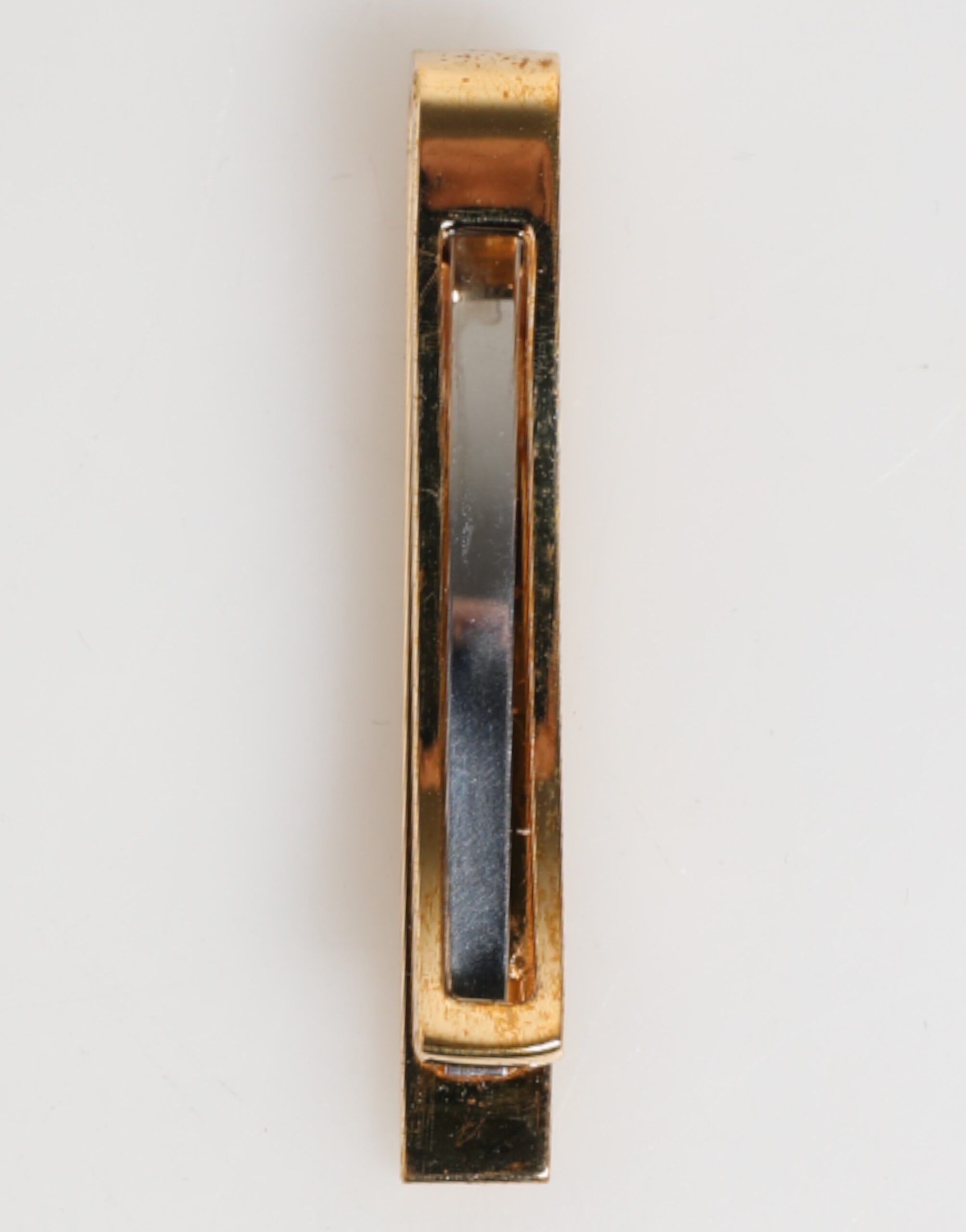 Dolce & Gabbana Gold Tone Brass Logo Branded Men Accessory Tie Clip Bar - Image 5