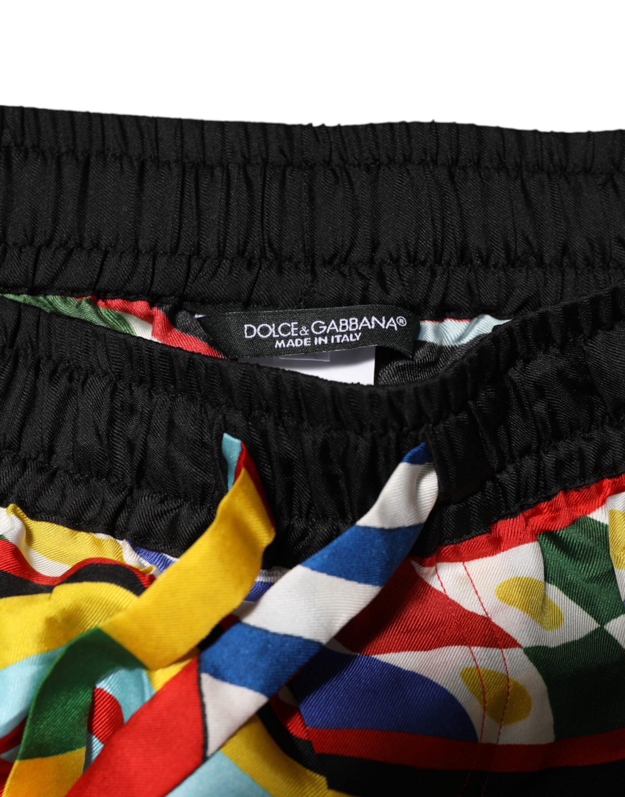 Dolce & Gabbana Multicolor Sicilian Carretto Shorts Swimwear - Image 6