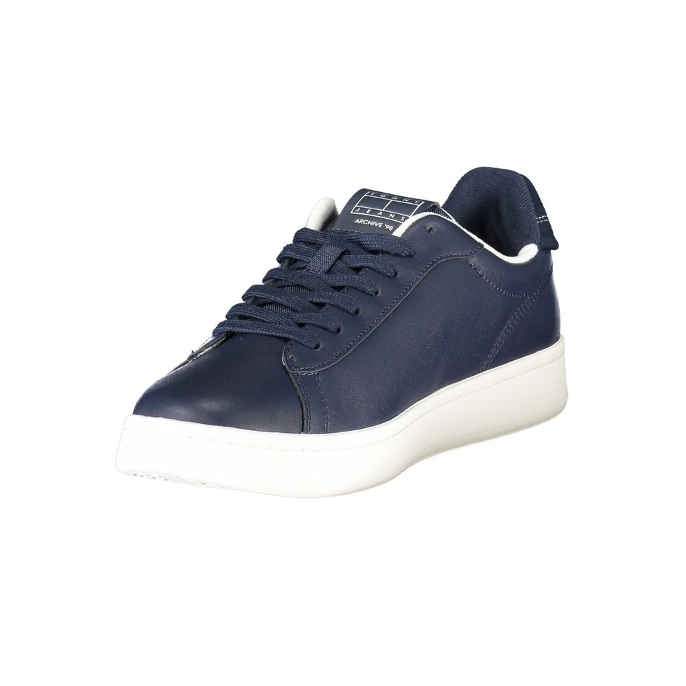 Tommy Hilfiger Blue Polyurethane Men Sneaker - Image 3
