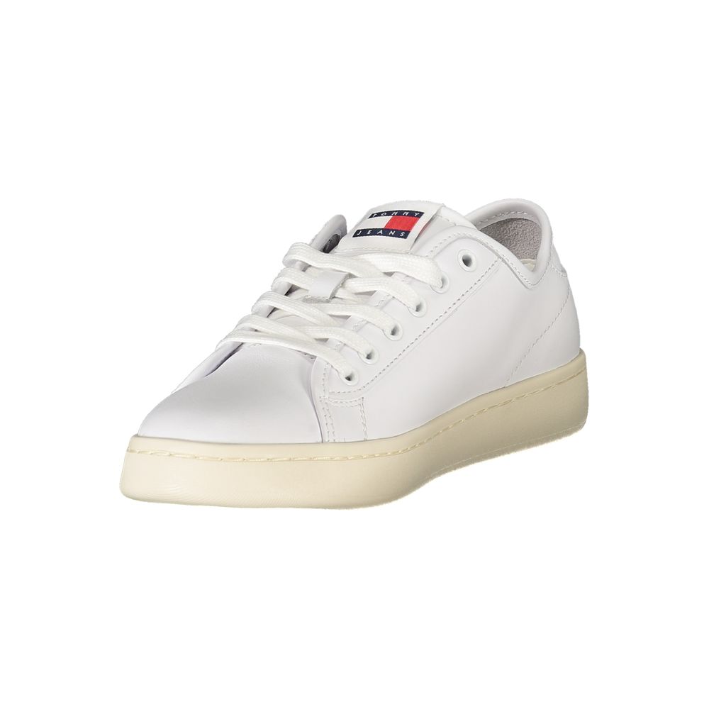 Tommy Hilfiger Bianco Polyurethane Women Sneaker - Image 3