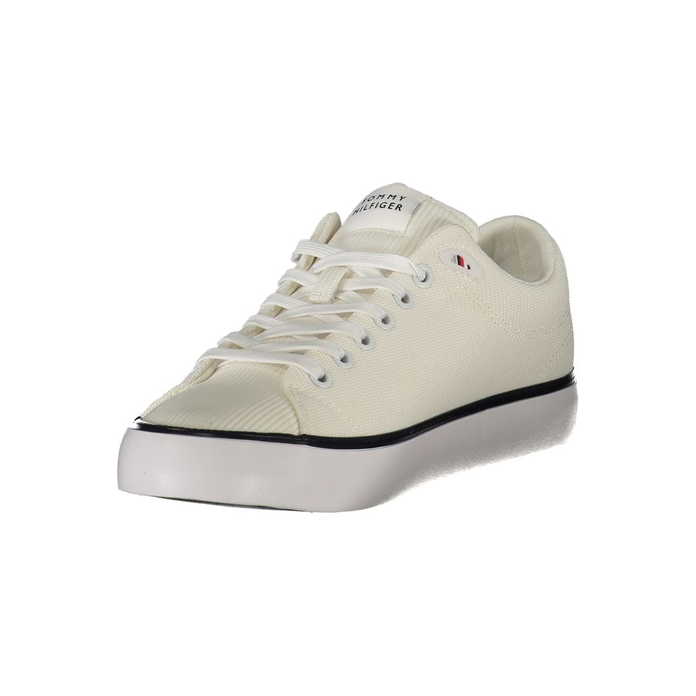 Tommy Hilfiger Bianco Polyester Men Sneaker - Image 3