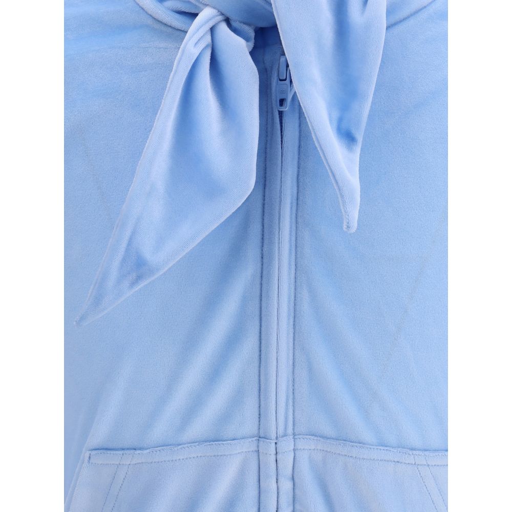 Balenciaga Light Blue Triacetate Top - Image 3