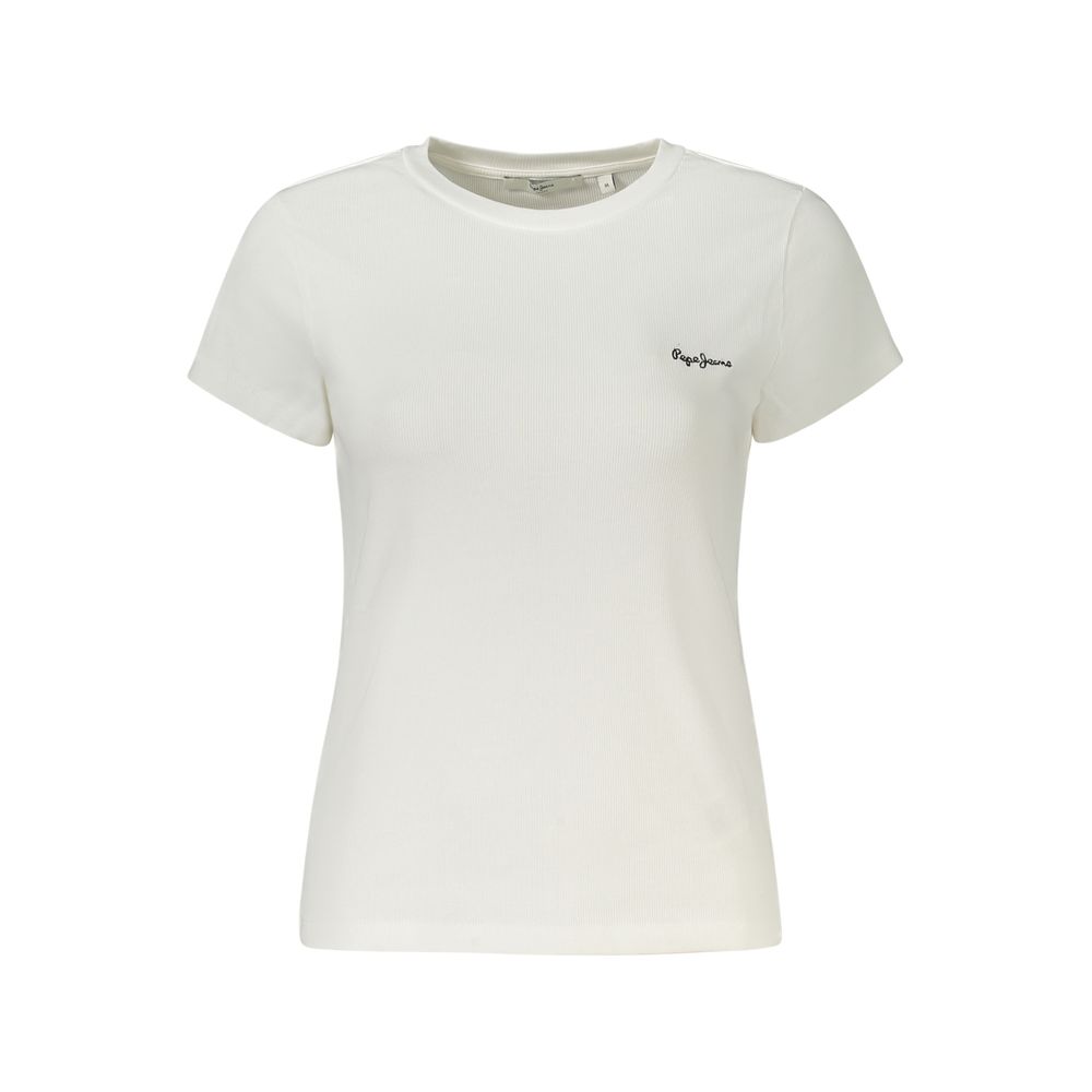 Pepe Jeans White Cotton T-Shirt
