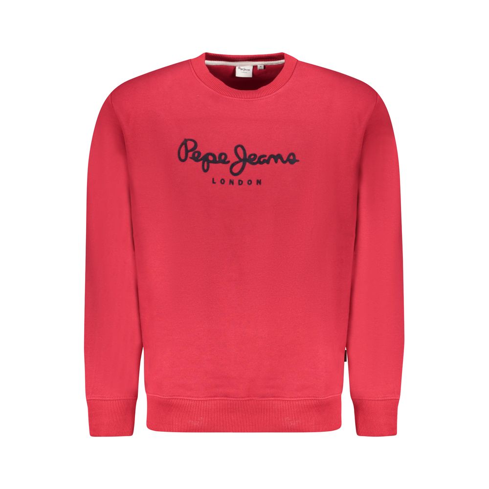 Pepe Jeans Red Cotton Sweatshirt