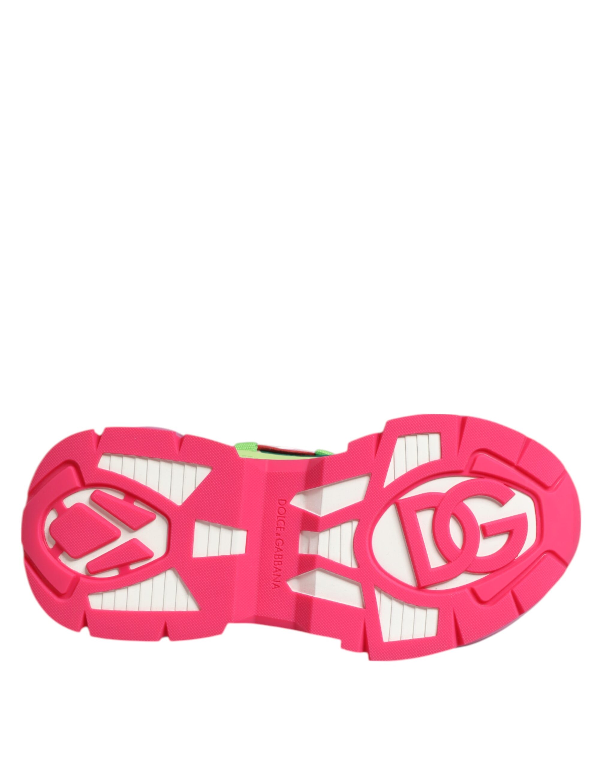 Dolce & Gabbana Multicolor Leather Airmaster Low Top Sneaker Shoes - Image 8