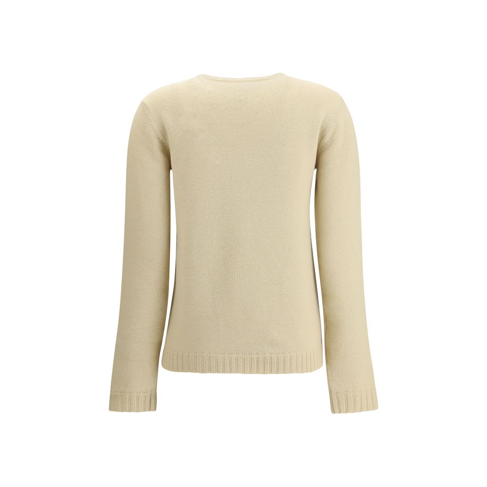 Valentino Beige Fleece Wool Sweatshirt - Image 2
