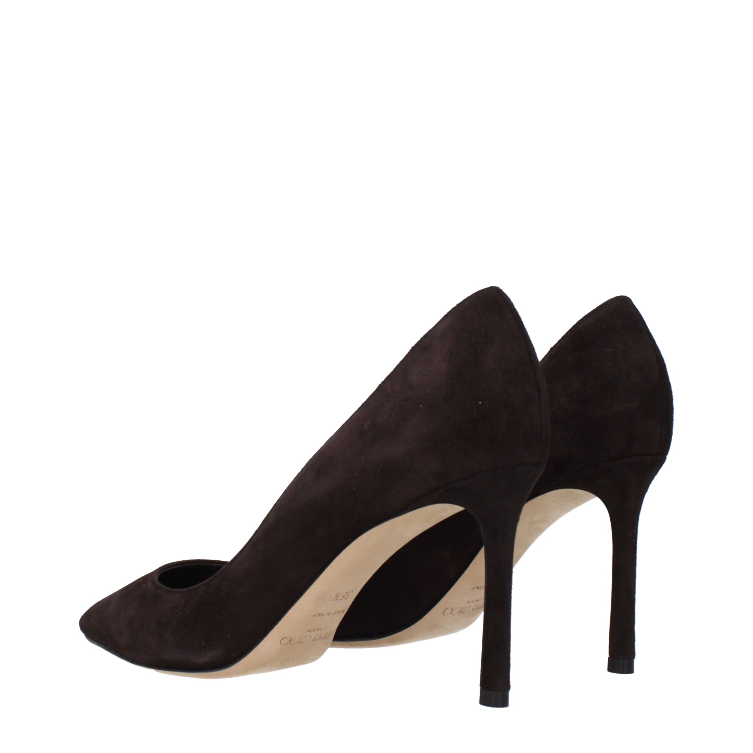 Jimmy Choo Brown Leather High Heel Pumps - Image 4