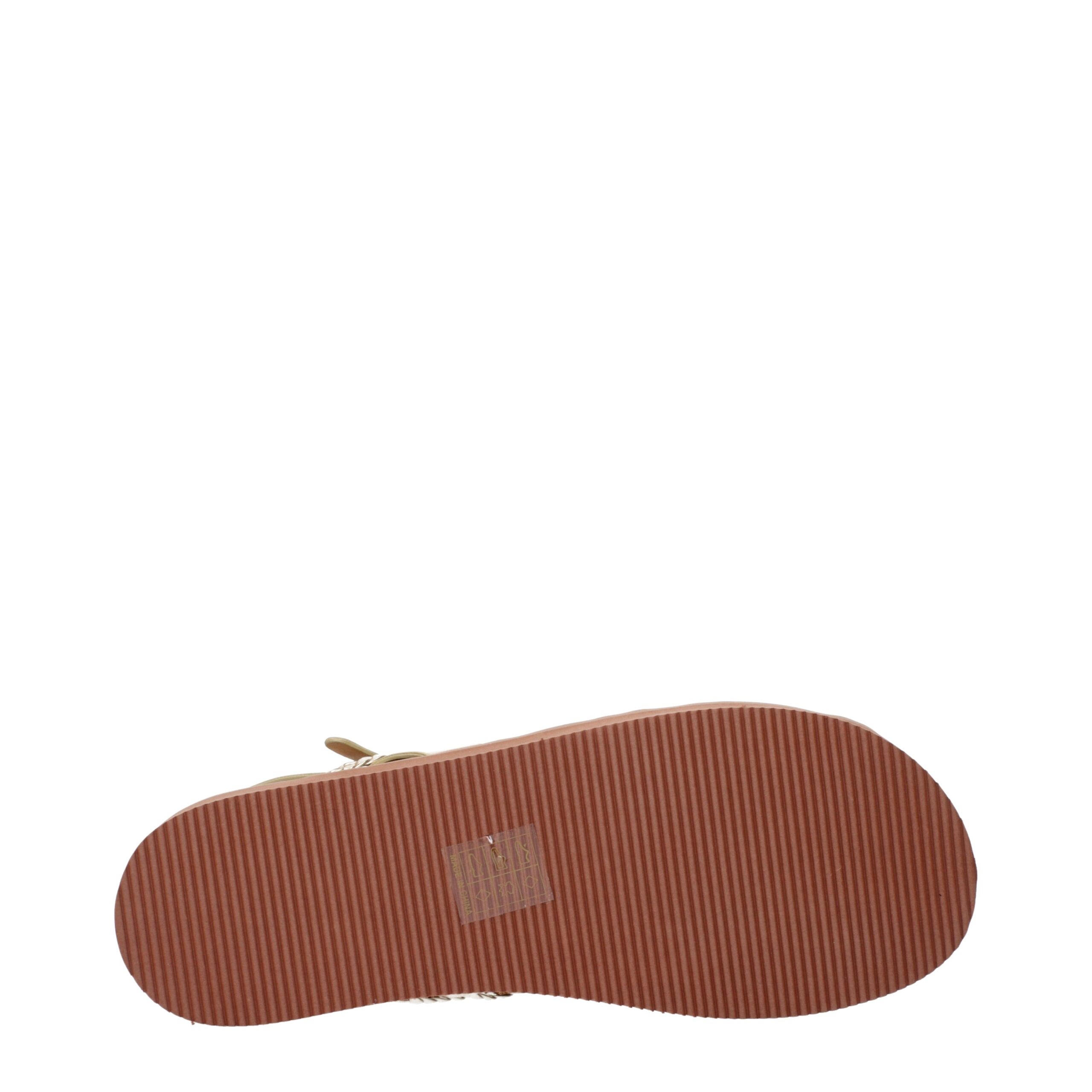 See By ChloƩ Gold Polyethylene Flat Sandals - Image 5