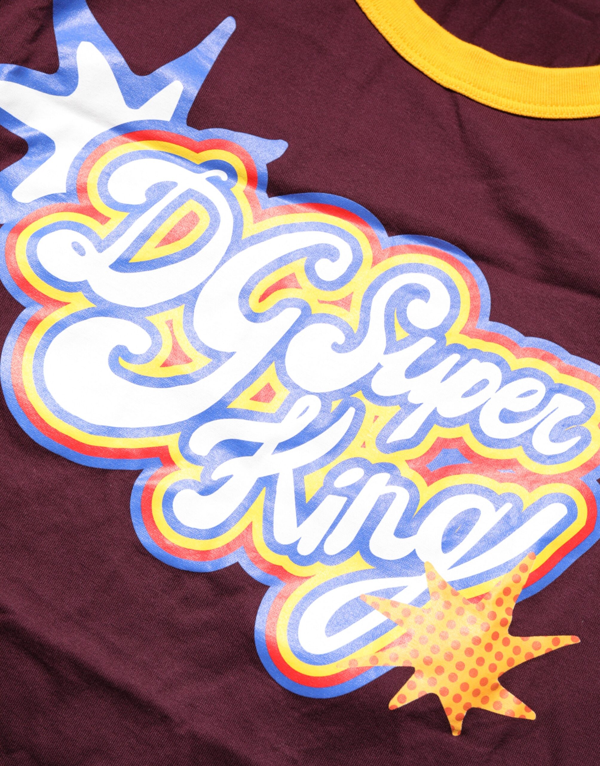 Dolce & Gabbana Burgundy Cotton DG Super King Logo T-Shirt - Image 7