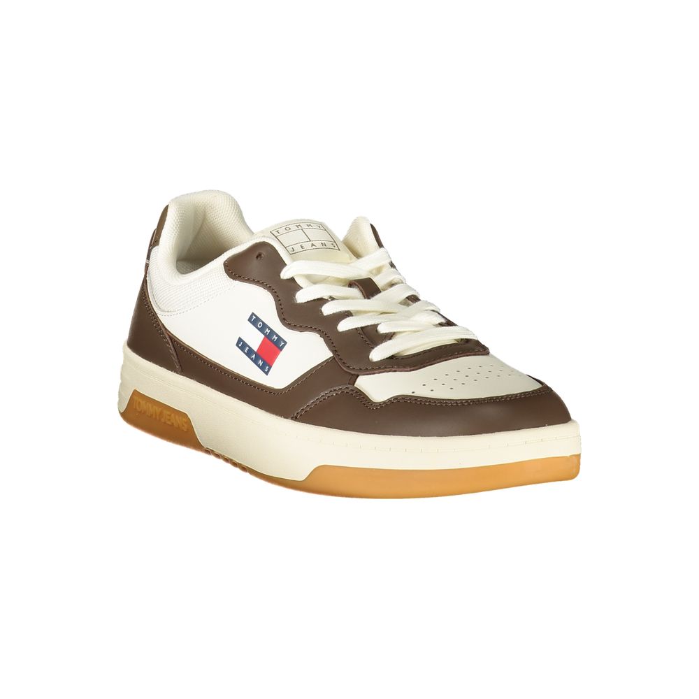 Tommy Hilfiger White Polyurethane Men Sneaker - Image 2