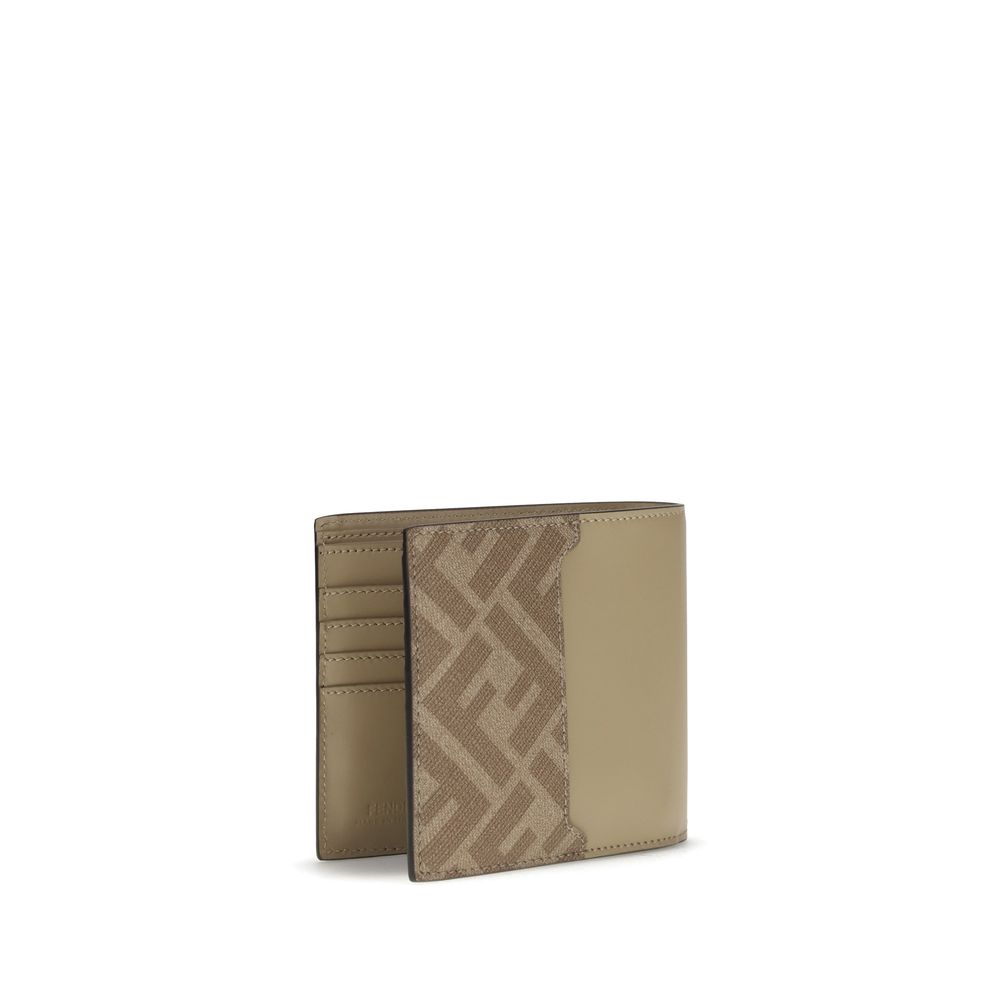 Fendi Beige Calf Leather Bos Taurus Wallet - Image 2