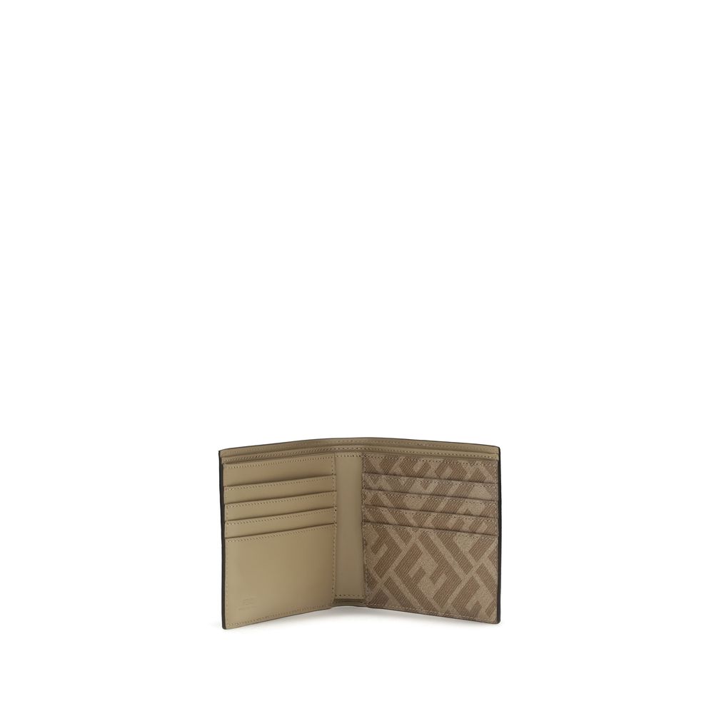 Fendi Beige Calf Leather Bos Taurus Wallet - Image 3