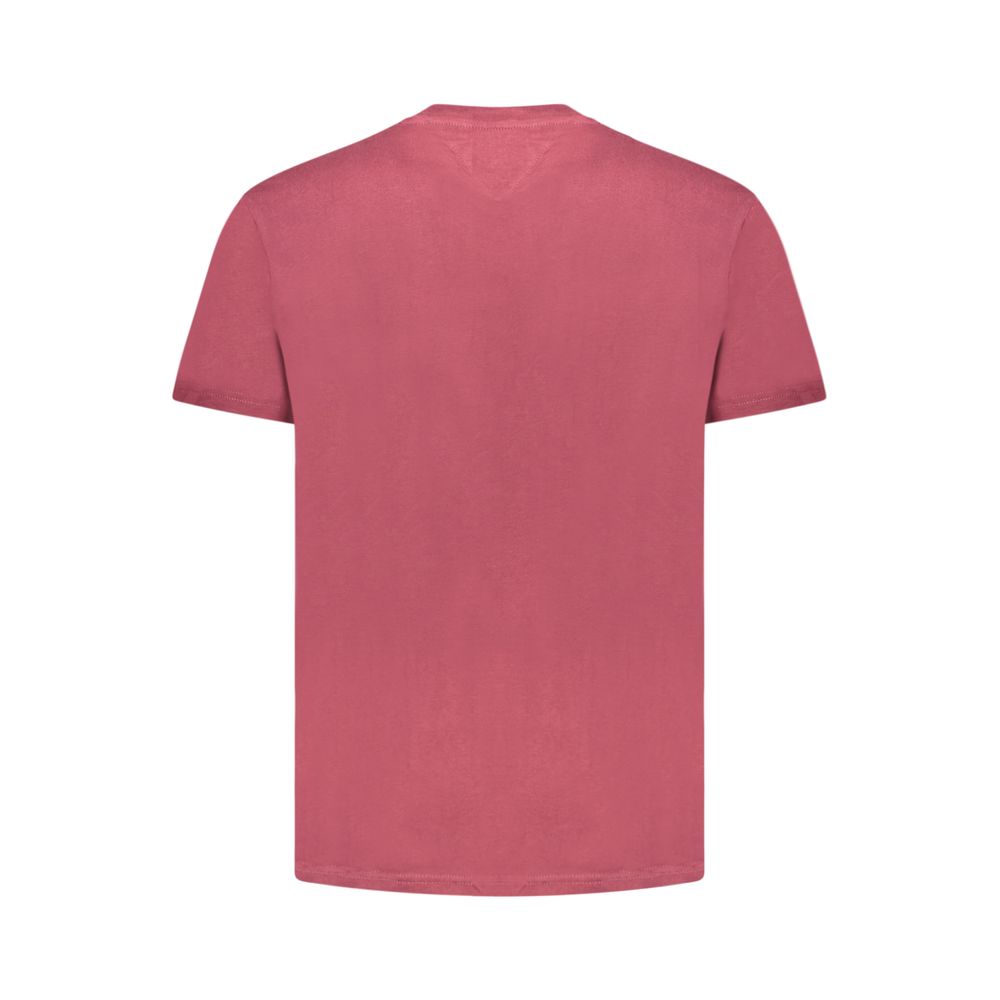 Tommy Hilfiger Red Cotton T-Shirt - Image 2
