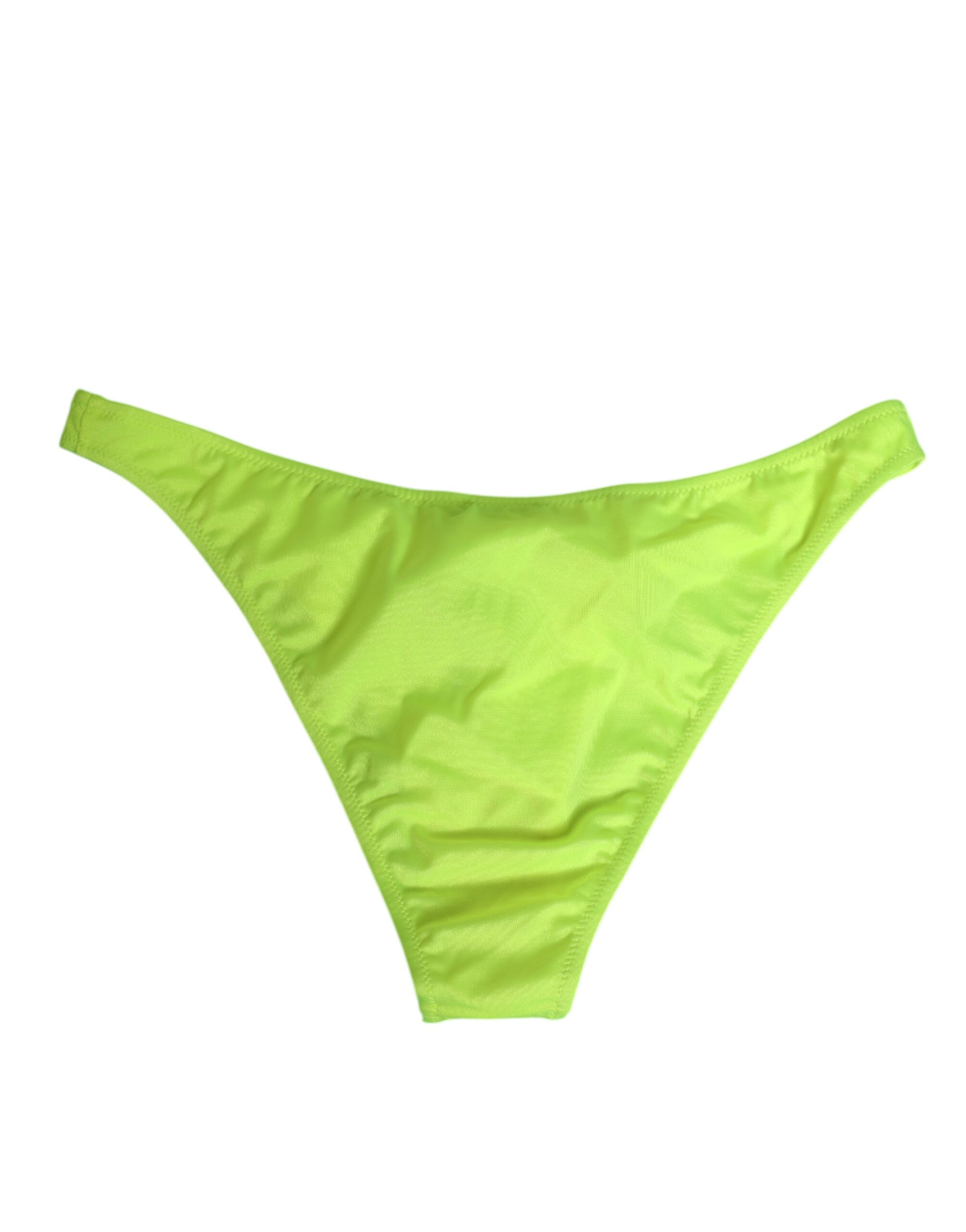 Dolce & Gabbana Neon Green DG Logo Swim Briefs Women Underwear - Image 4