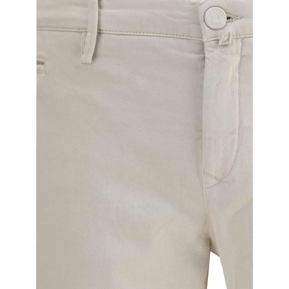Jacob Cohen Beige Cotton Casual Pants - Image 3