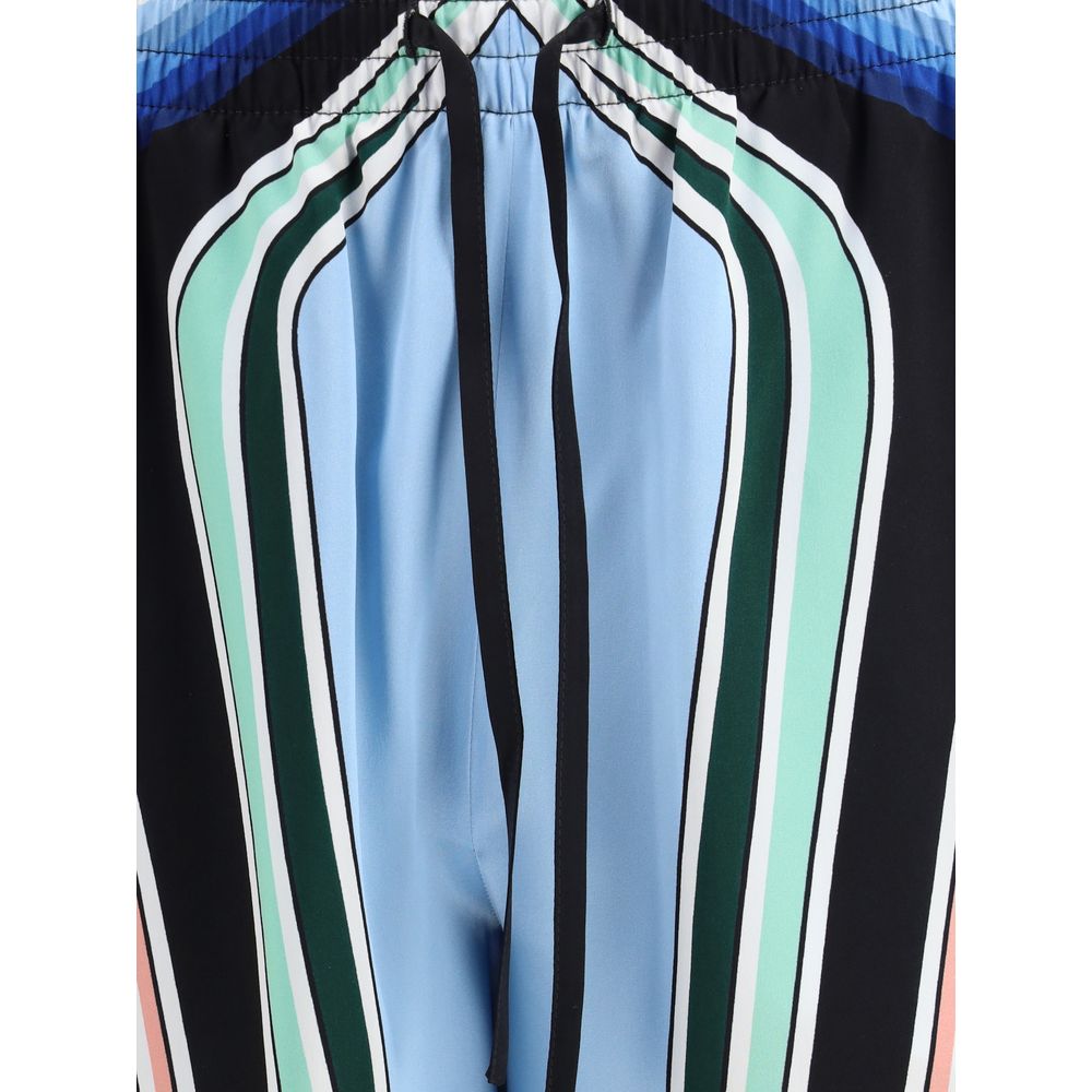 Casablanca Multicolor Silk Bermuda Shorts - Image 3