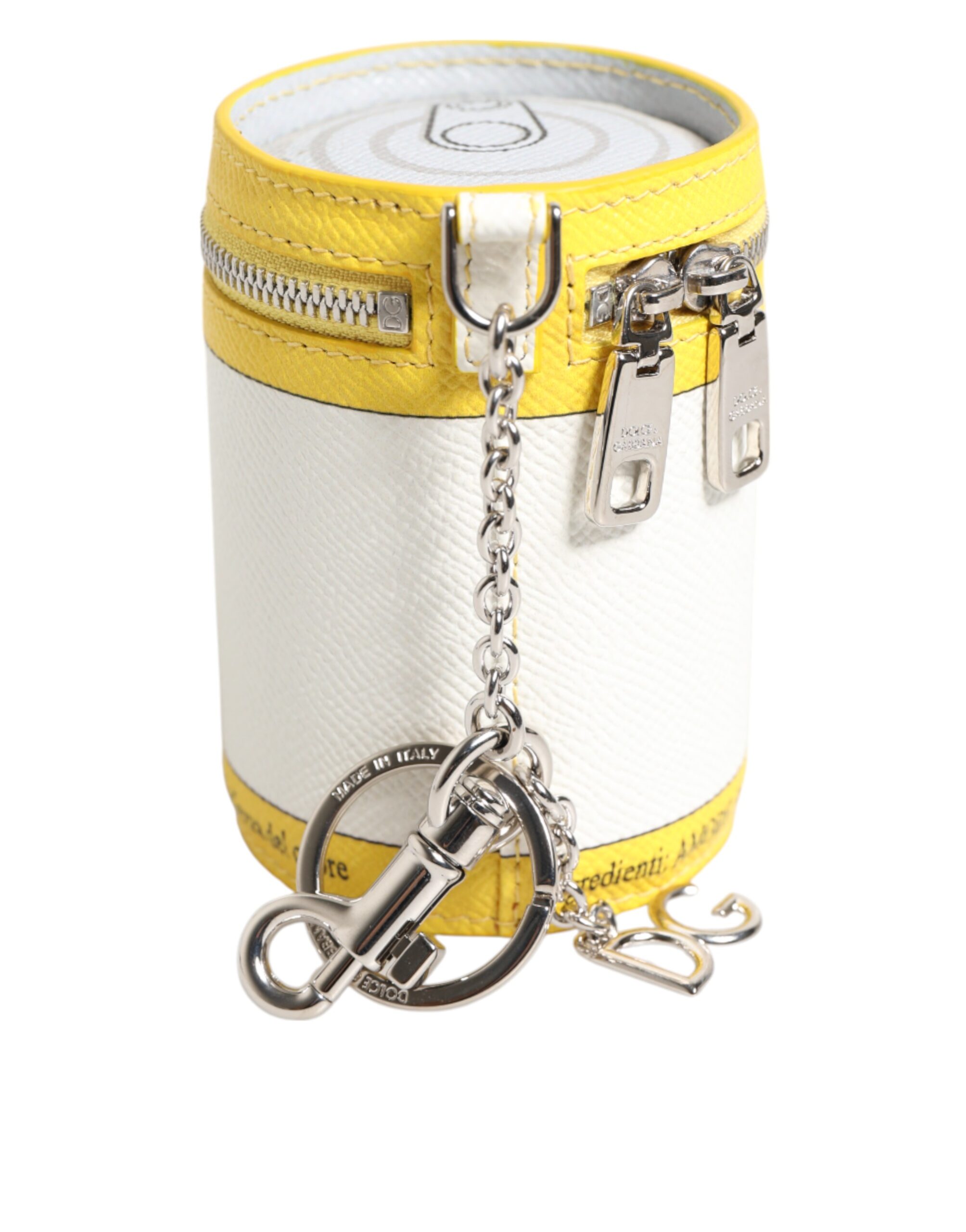 Dolce & Gabbana Amore Leather Multicolor Bag Charm Coin Case Keychain Keyring - Image 4