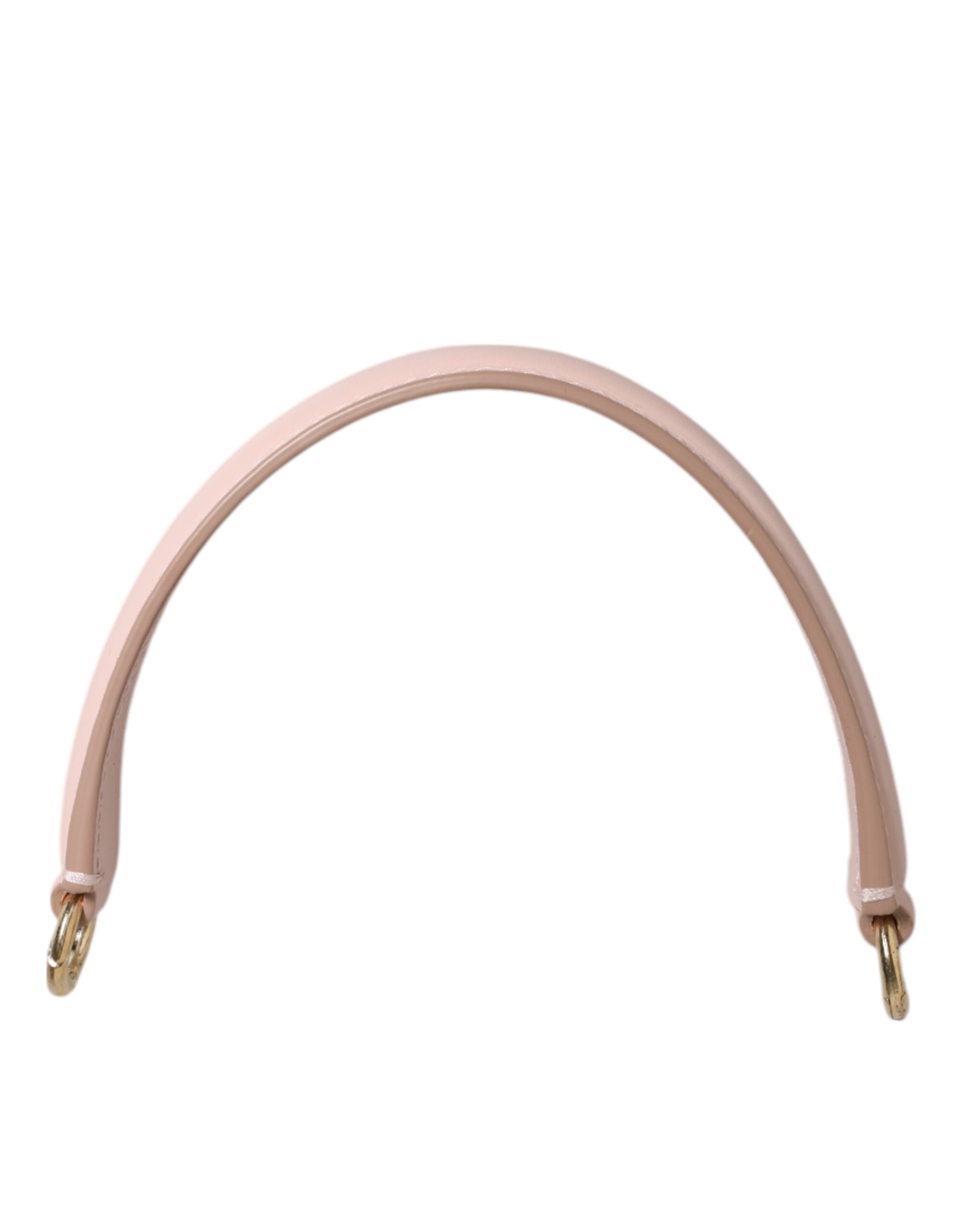 Dolce & Gabbana Strap Pink Leather Gold Tone Big Bag Handle Shoulder Strap - Image 5
