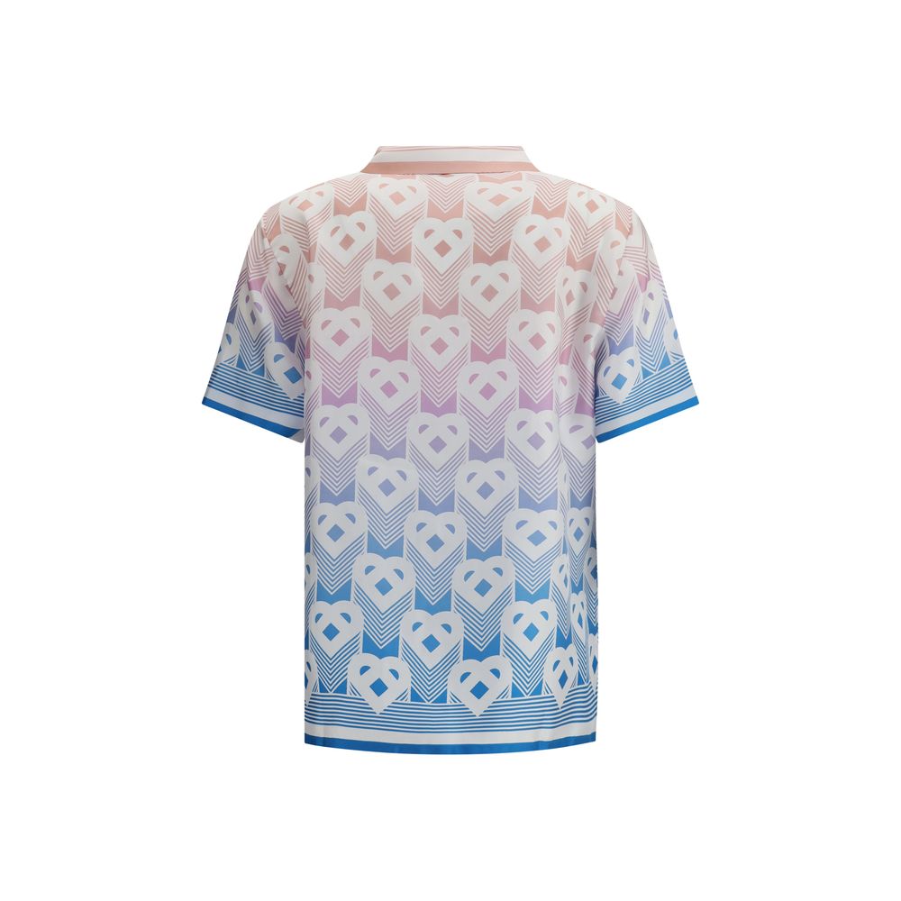Casablanca Silk Cuban Collar short sleeve Shirt - Image 2