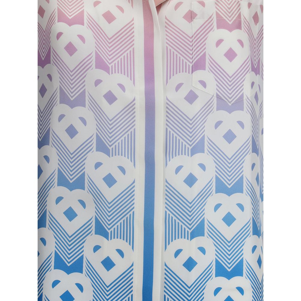 Casablanca Silk Cuban Collar short sleeve Shirt - Image 3