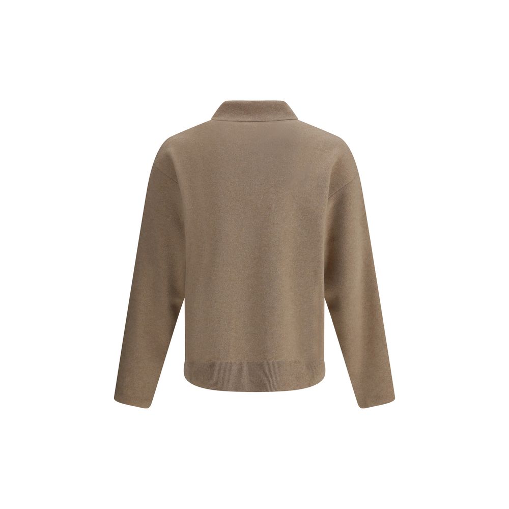 Jacquemus Beige Merino Wool Sweatshirt - Image 2