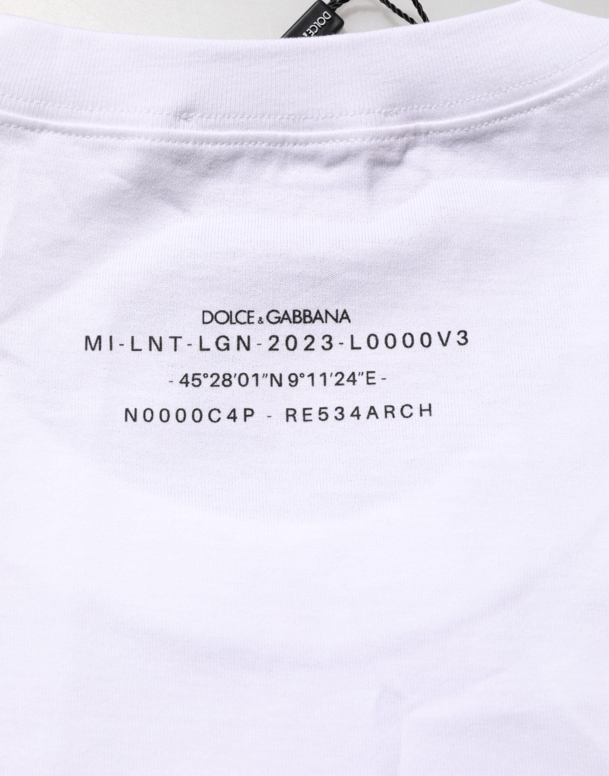 Dolce & Gabbana White Cotton Sleeveless Printed Tank T-shirt - Image 7