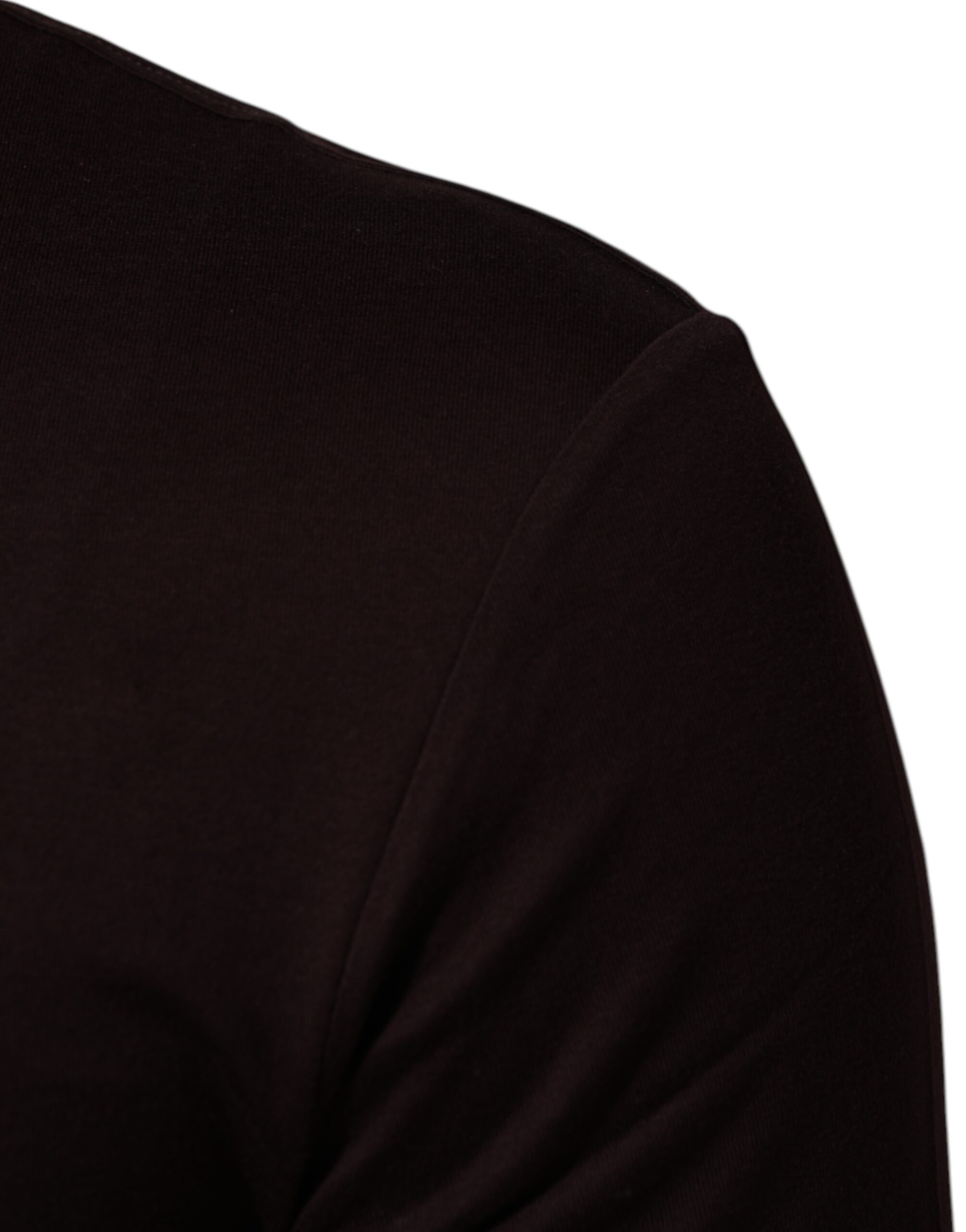 Dolce & Gabbana Brown Logo Plaque Cotton Crew Neck T-shirt - Image 6