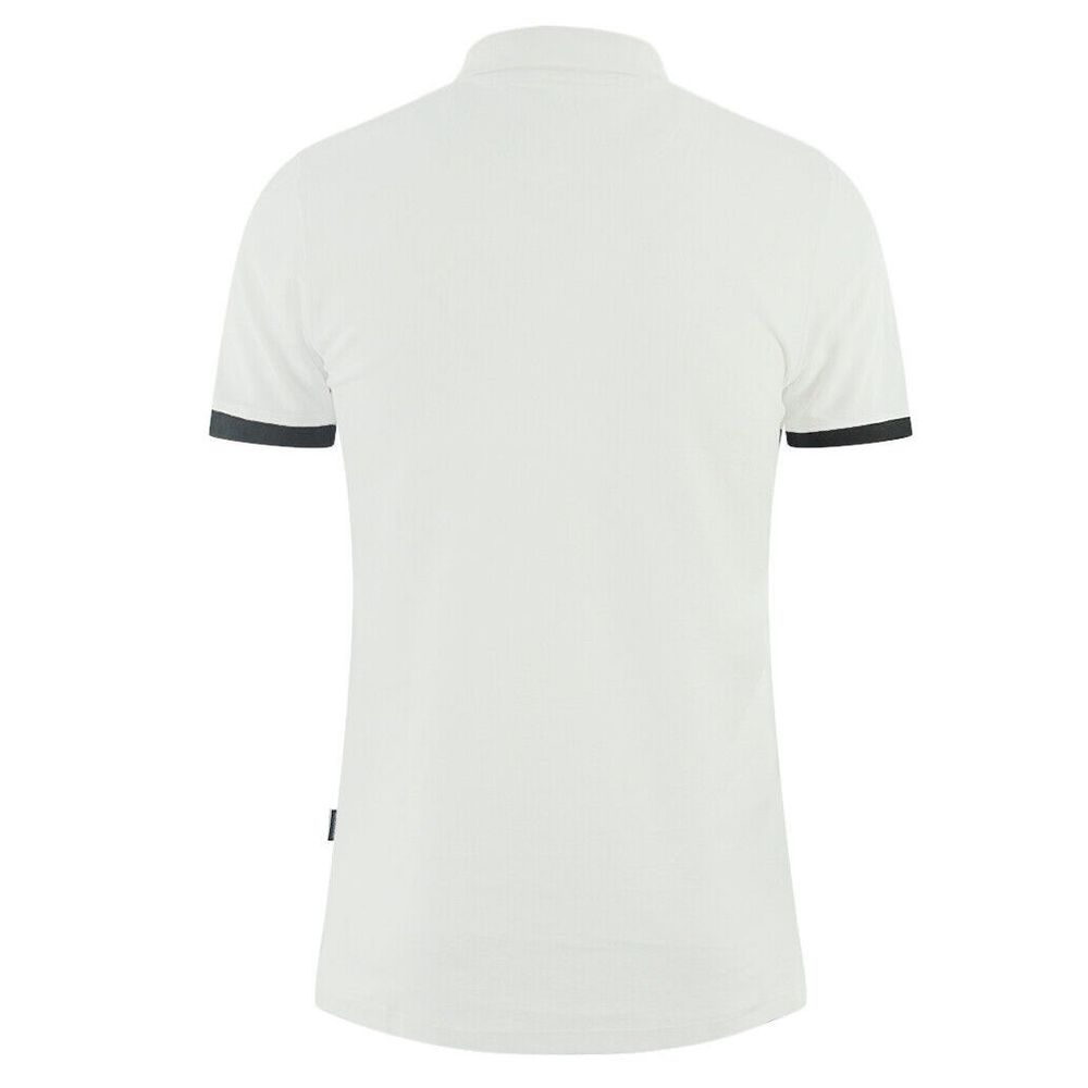 Aquascutum White Cotton Men's Polo Shirt - Image 2
