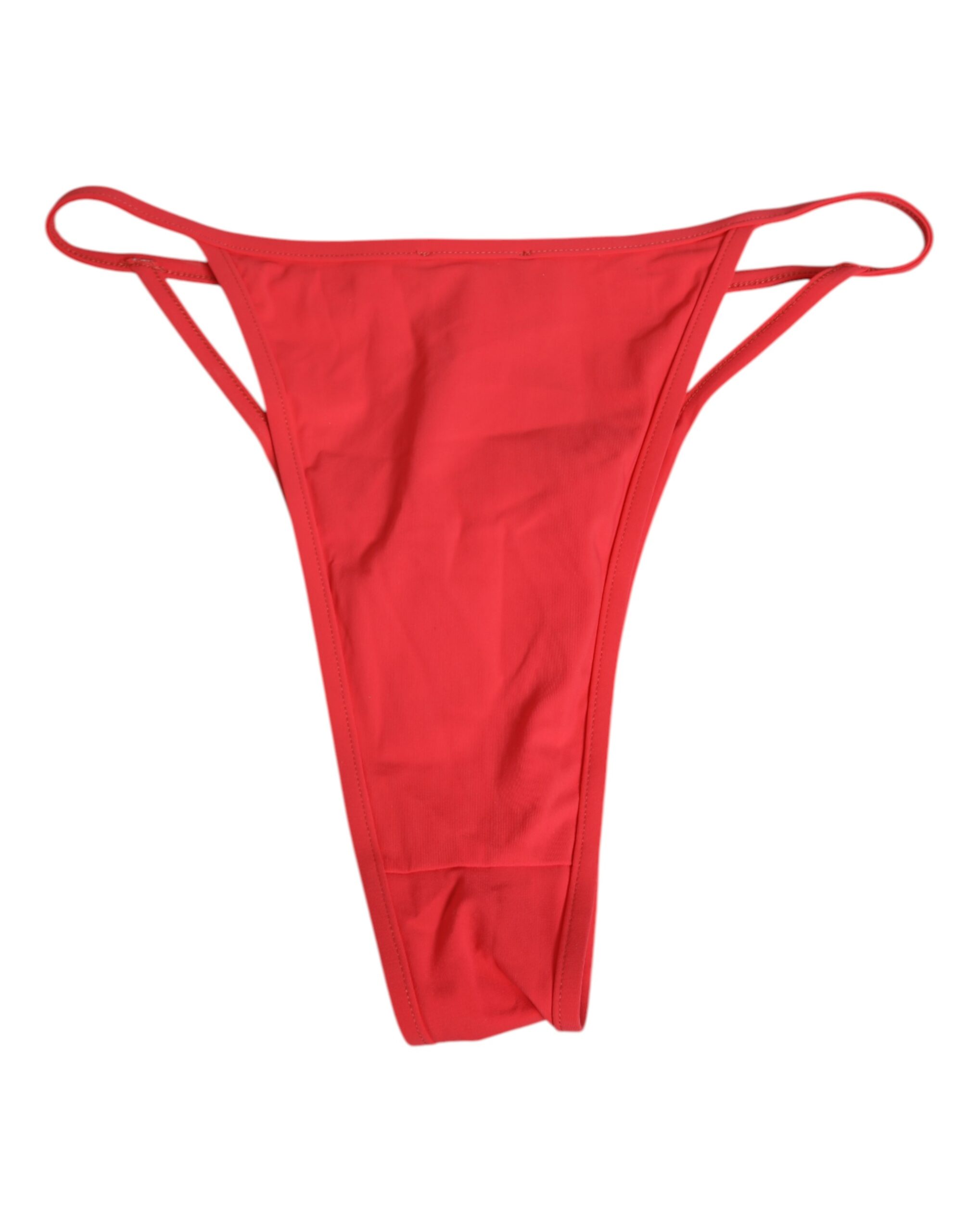 Dolce & Gabbana Red Nylon Stretch Tanga Brief Panty Underwear - Image 4