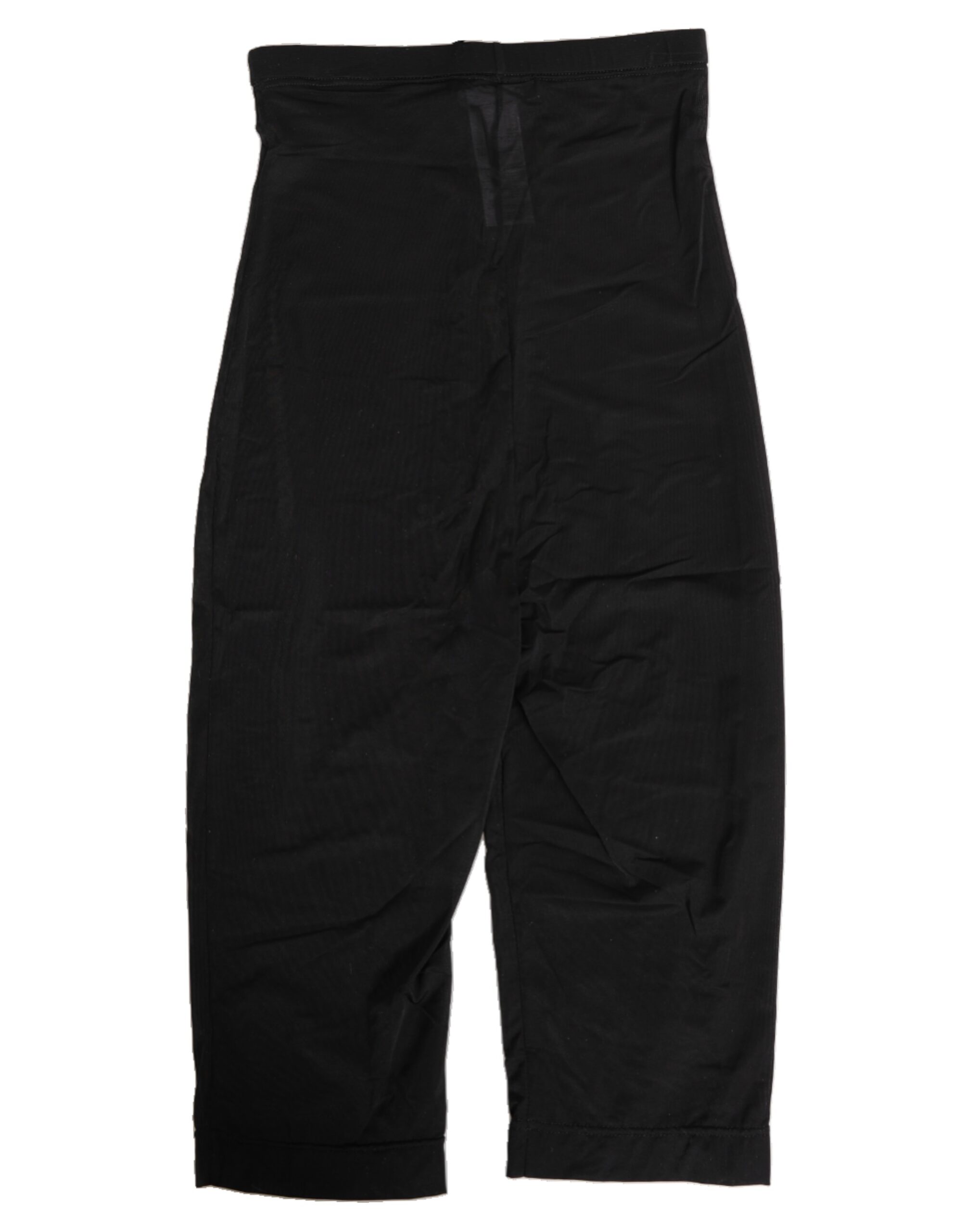 Dolce & Gabbana Black High Waist Tight Midi Trouser Underwear - Image 3
