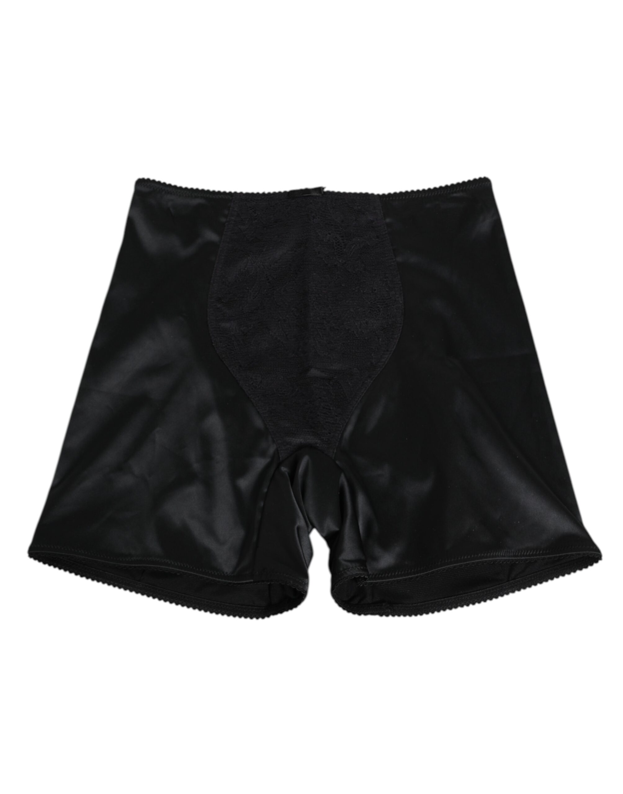 Dolce & Gabbana Black Silk Stretch Slip Cycling Women Underwear - Image 2