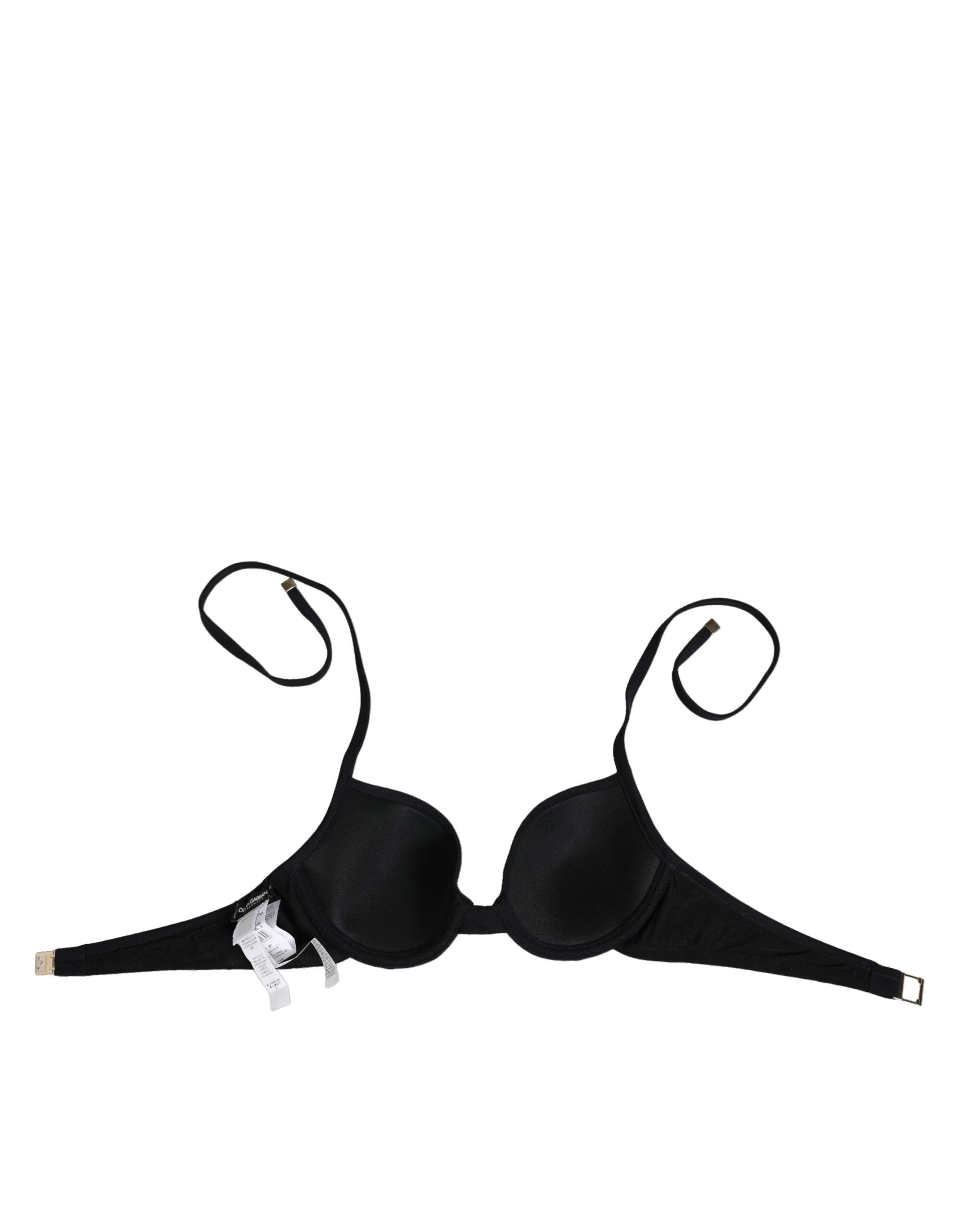 Dolce & Gabbana Black Underwire Push Up Balconette Bra Underwear - Image 4